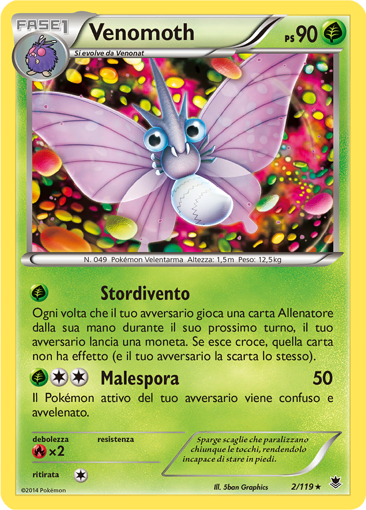 Venomoth (Reverse Holo)