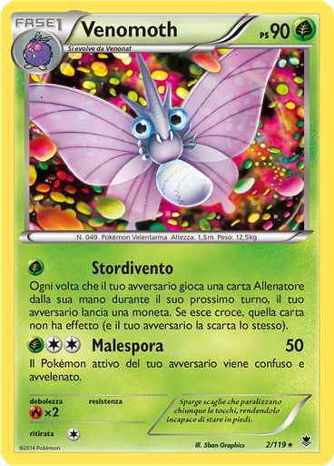 Venomoth (Reverse Holo)