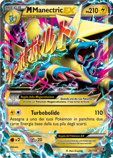 M Manectric EX — Forze Spettrali