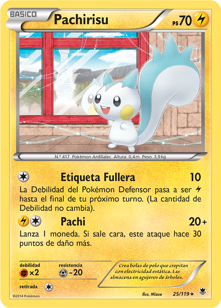 Pachirisu (Reverse Holo)