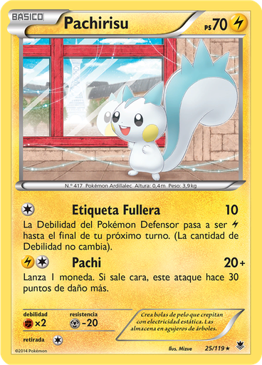 Pachirisu (Reverse Holo)