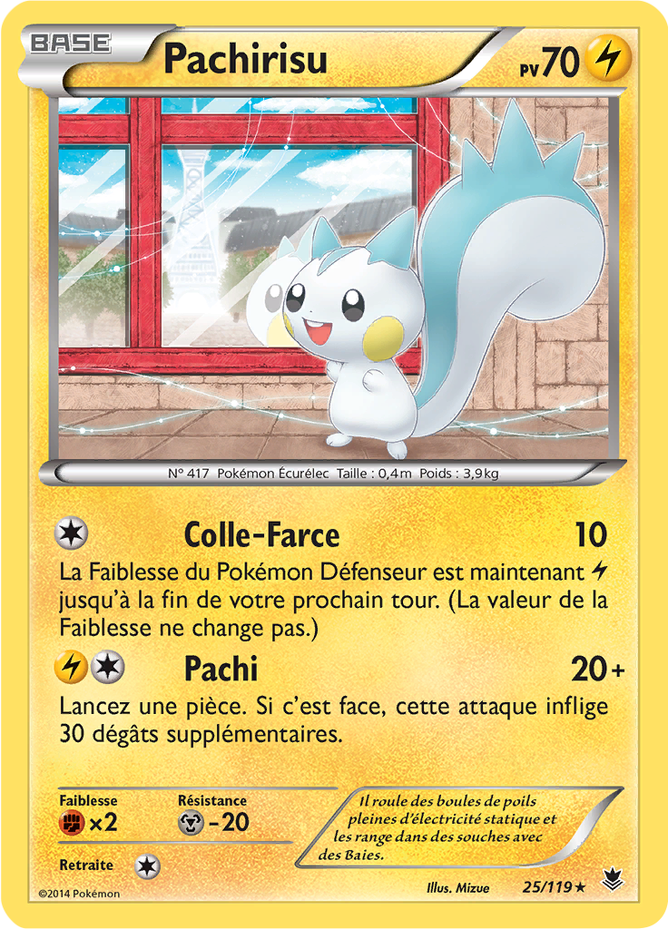 Pachirisu (Reverse Holo)