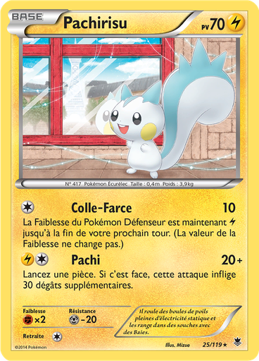 Pachirisu (Reverse Holo)