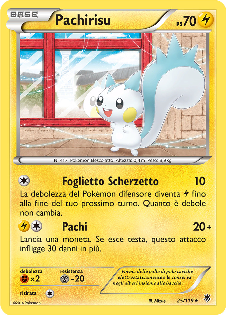 Pachirisu (Reverse Holo)