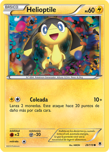 Helioptile (Reverse Holo)