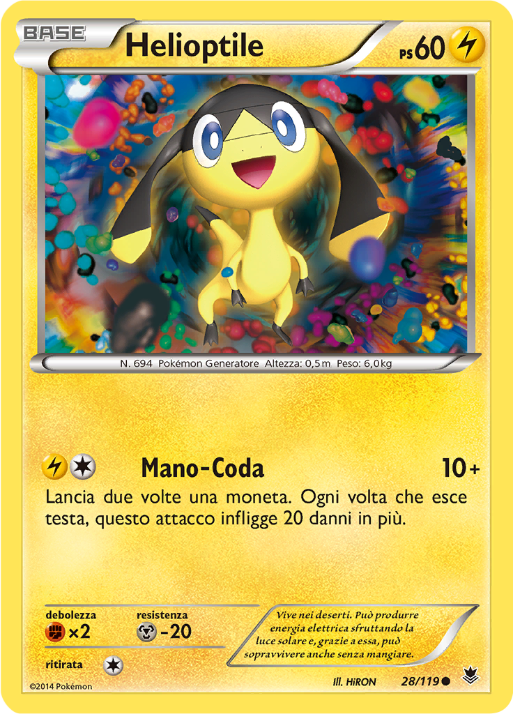 Helioptile (Reverse Holo)