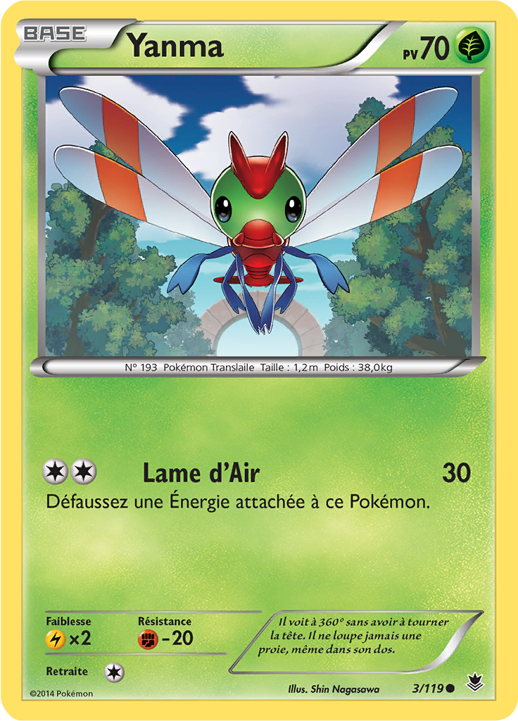 Yanma (Reverse Holo)