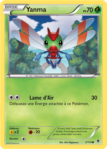 Yanma (Reverse Holo)