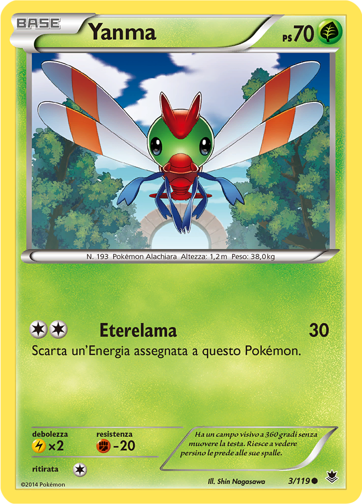 Yanma (Reverse Holo)