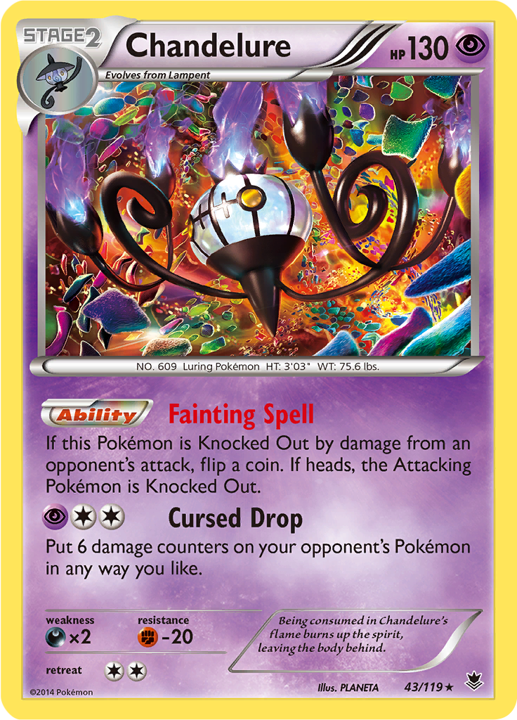 Chandelure (Reverse Holo)