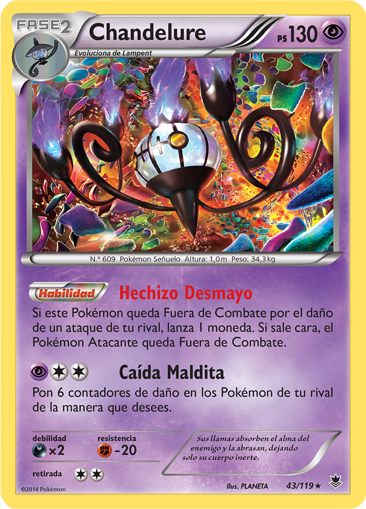 Chandelure (Reverse Holo)