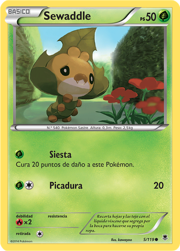 Sewaddle (Reverse Holo)