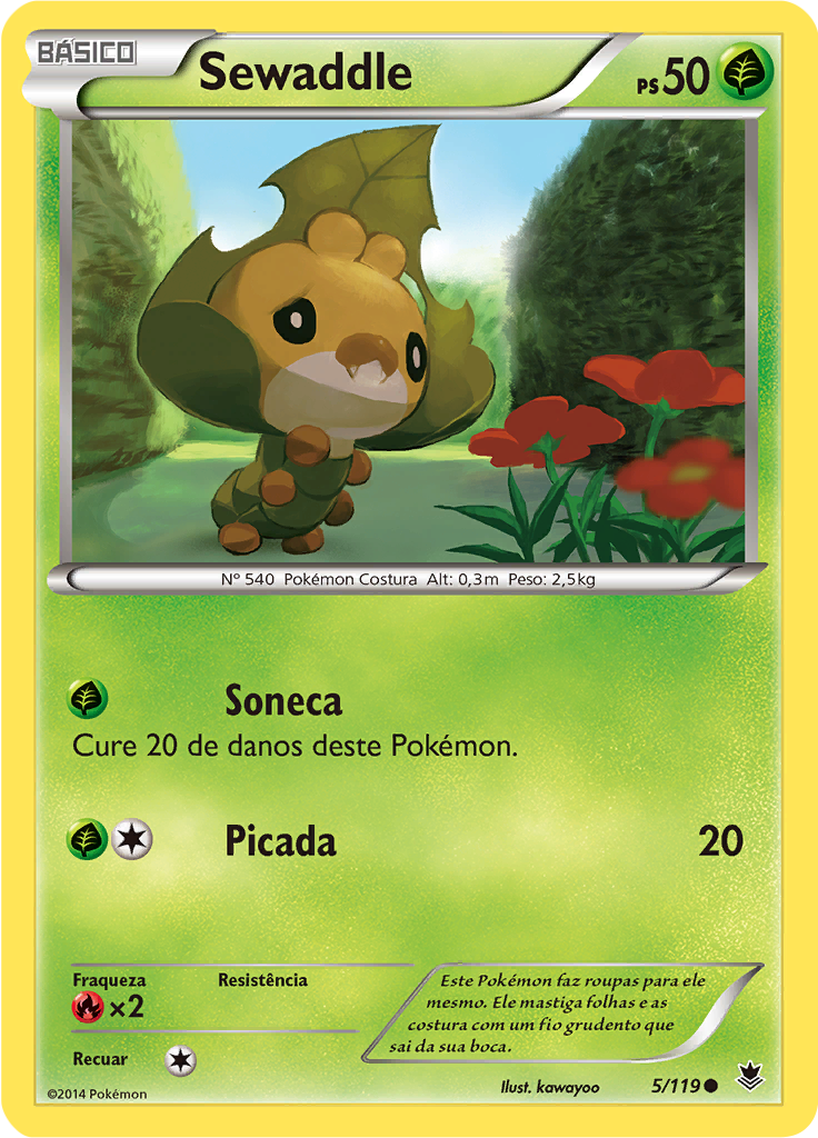 Sewaddle (Reverse Holo)