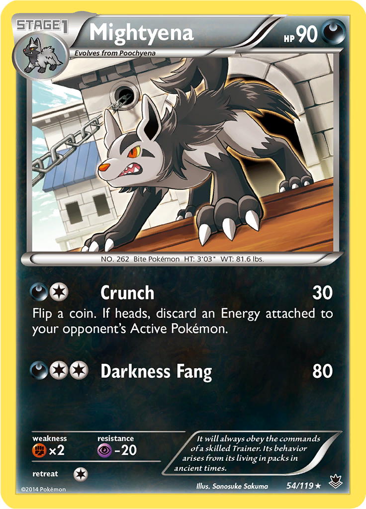 Mightyena (Reverse Holo)