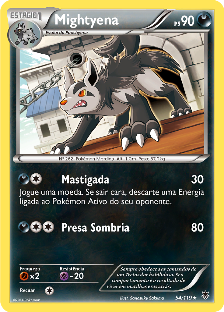 Mightyena (Reverse Holo)