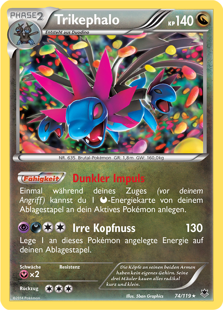 Trikephalo (Reverse Holo)