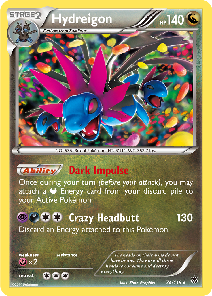 Hydreigon (Reverse Holo)