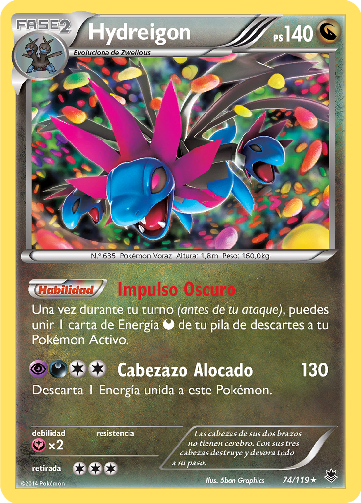 Hydreigon (Reverse Holo)