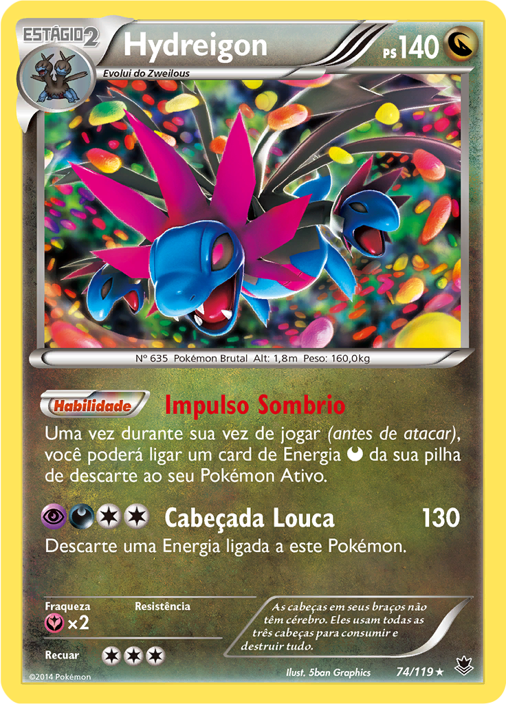 Hydreigon (Reverse Holo)
