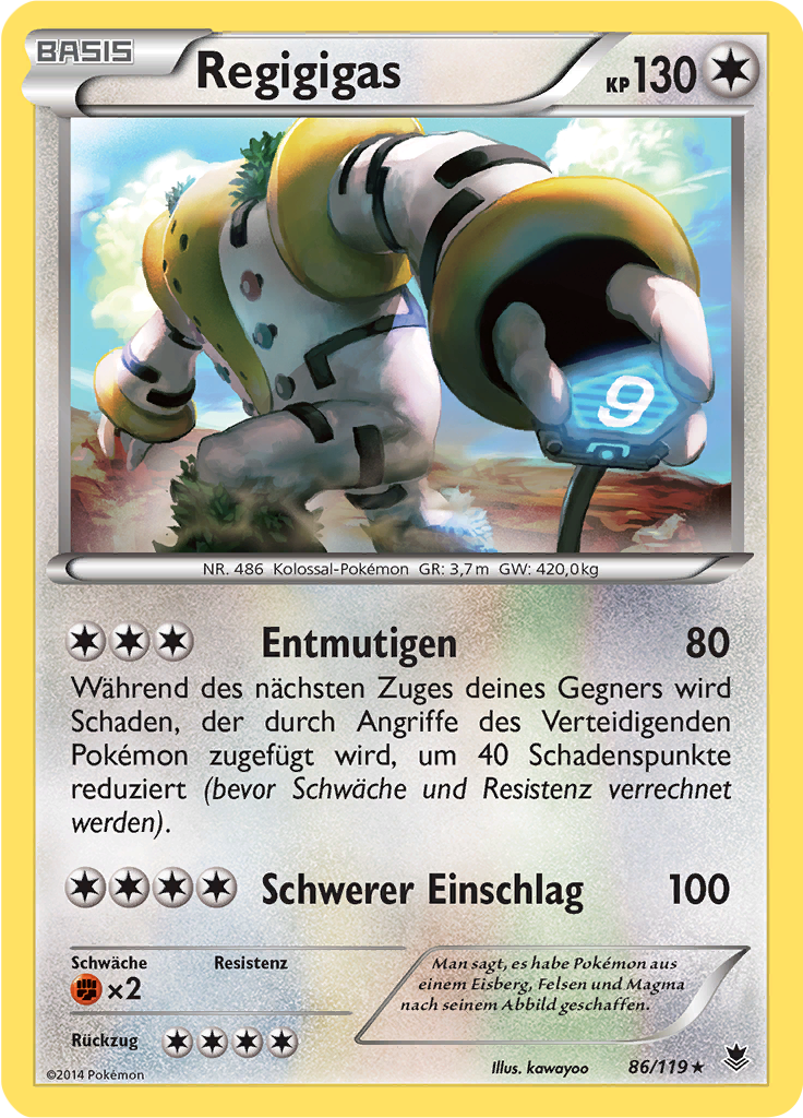 Regigigas (Reverse Holo)