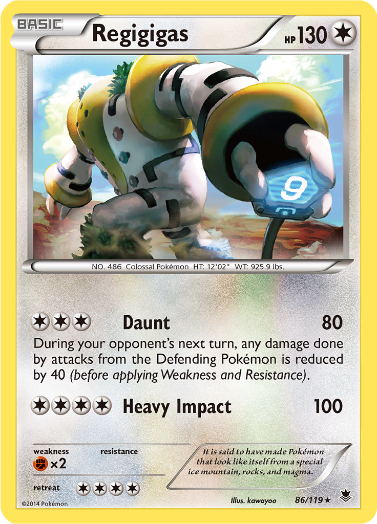 Regigigas (Reverse Holo)