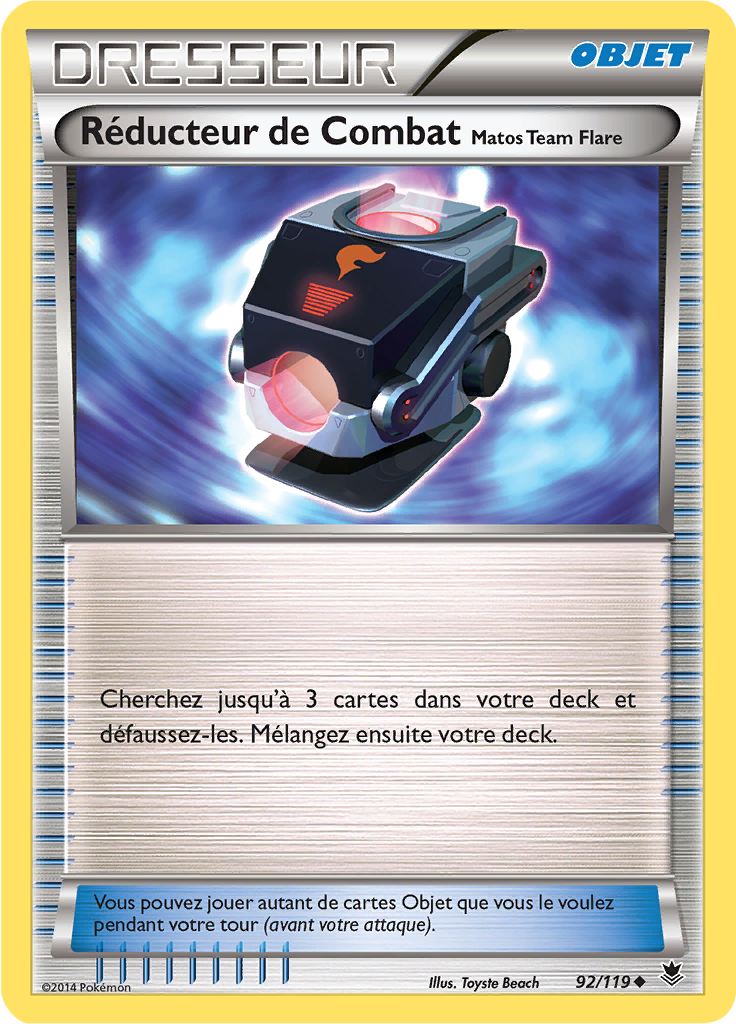 Réducteur de Combat Matos Team Flare (Reverse Holo)