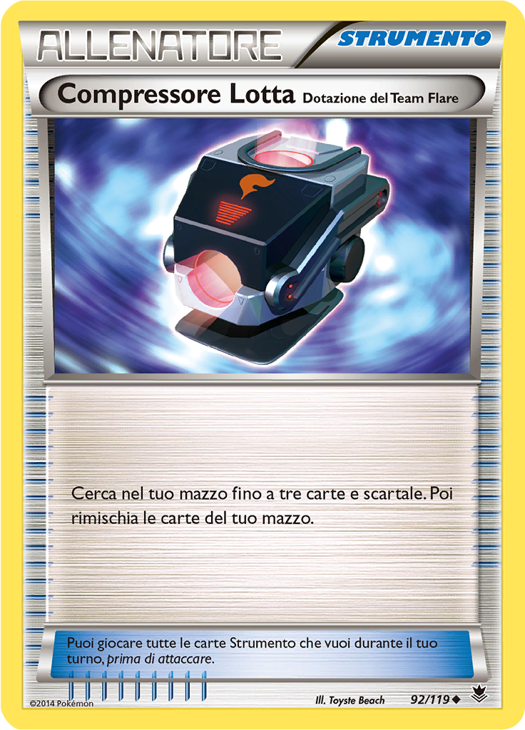 Compressore Lotta [Dotazione del Team Flare] (Reverse Holo)