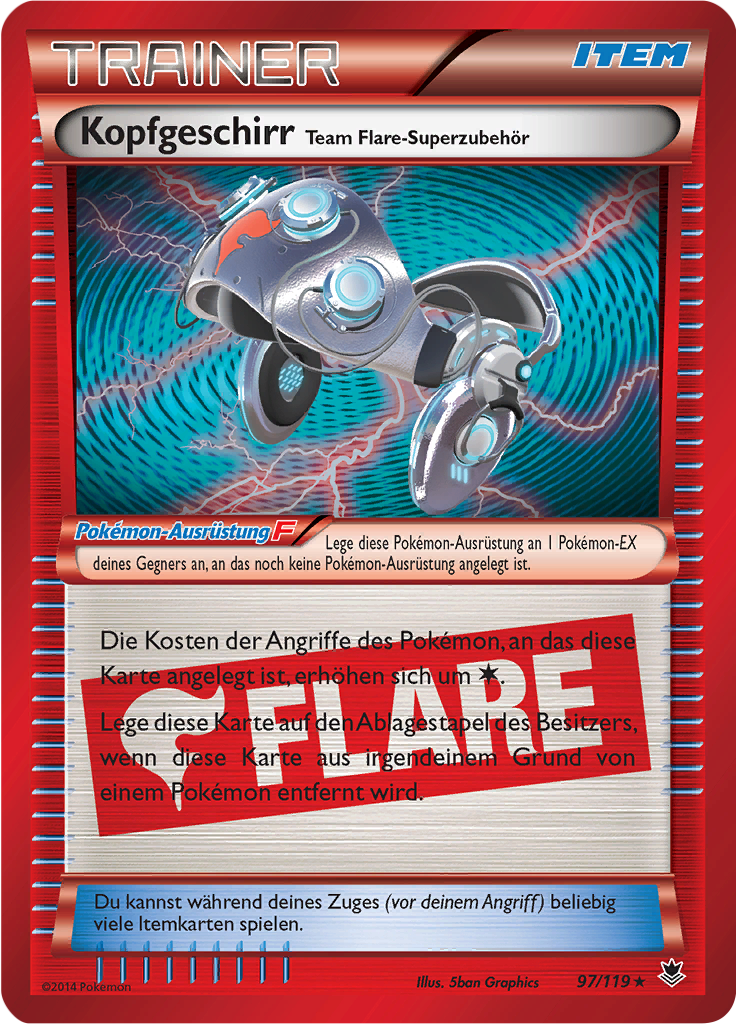 Kopfgeschirr Team Flare-Superzubehör