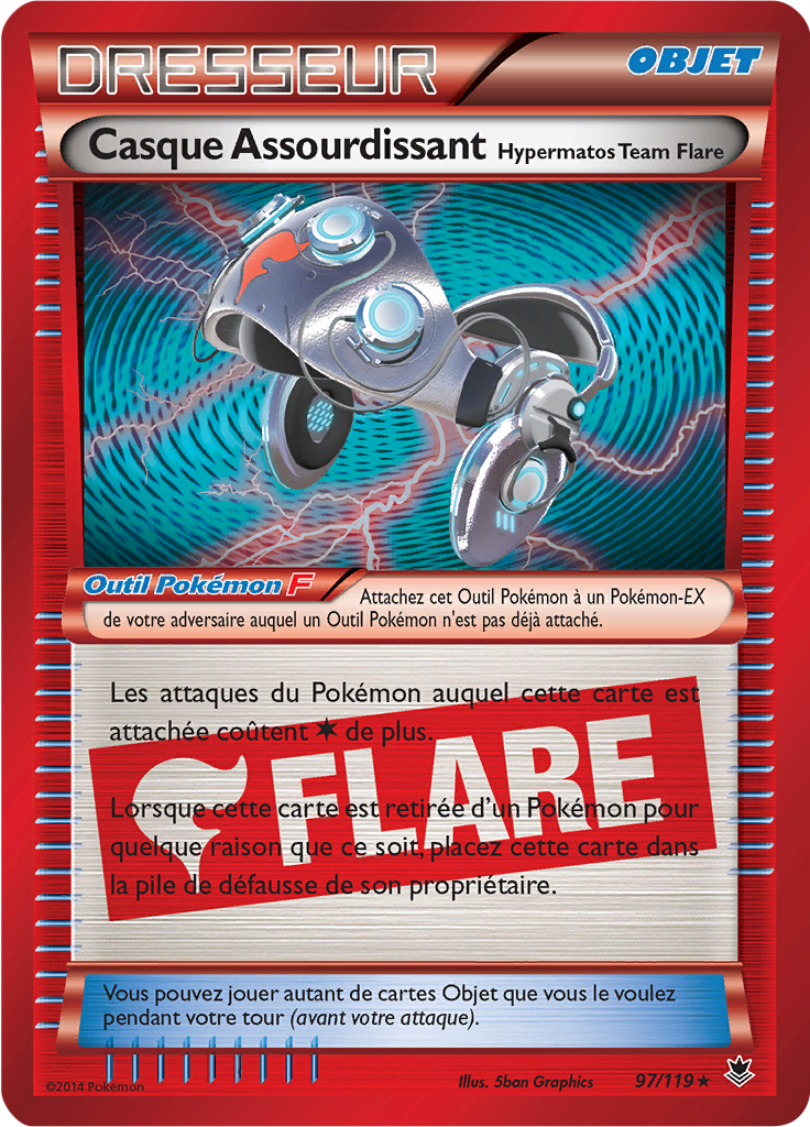 Casque Assourdissant Hypermatos Team Flare (Reverse Holo)