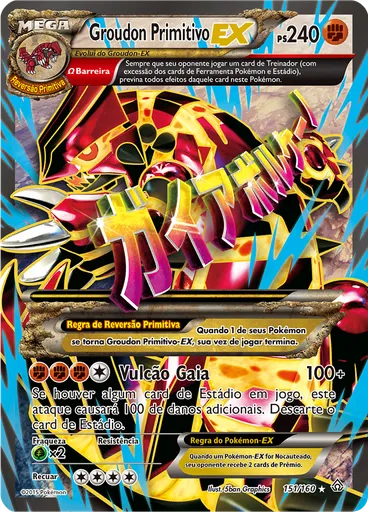 Groudon Primitivo EX