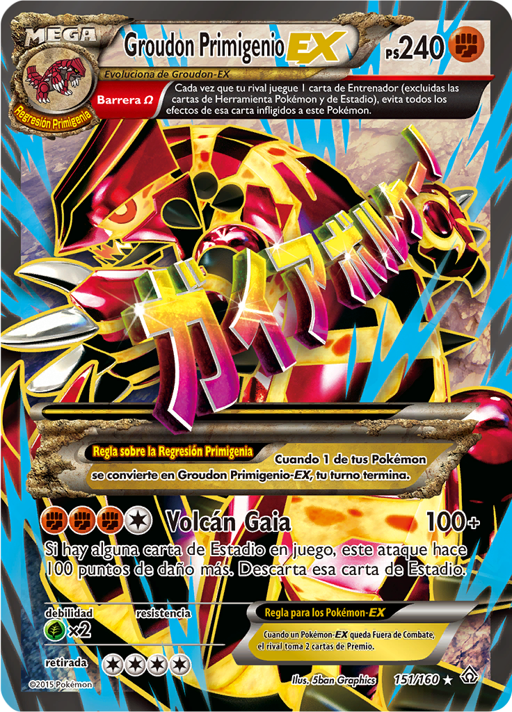 Groudon Primigenio EX