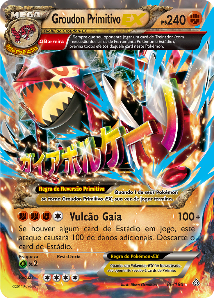 Groudon Primitivo EX