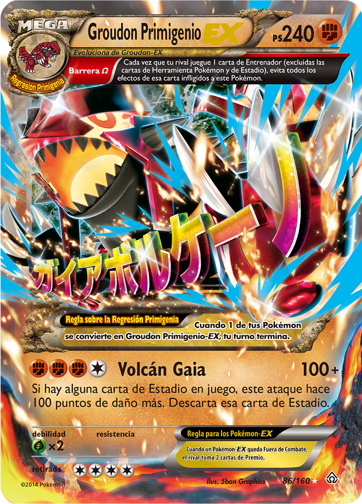 Groudon Primigenio EX