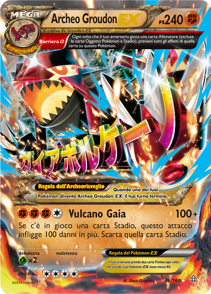 Archeo Groudon EX