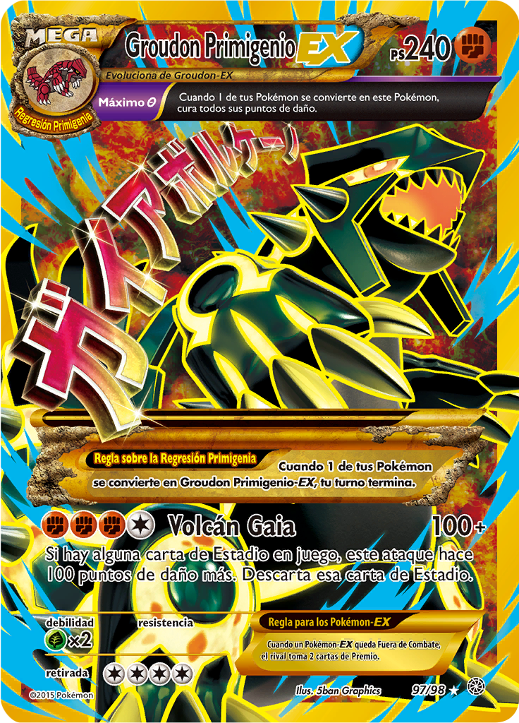 Groudon Primigenio EX