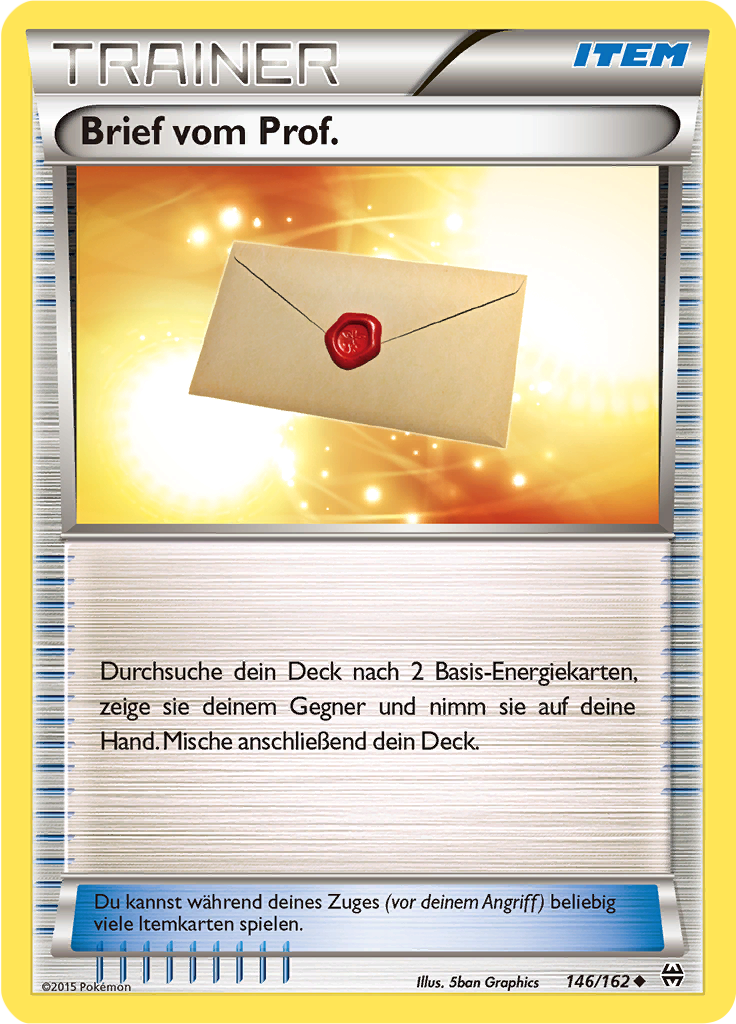 Brief vom Prof.
