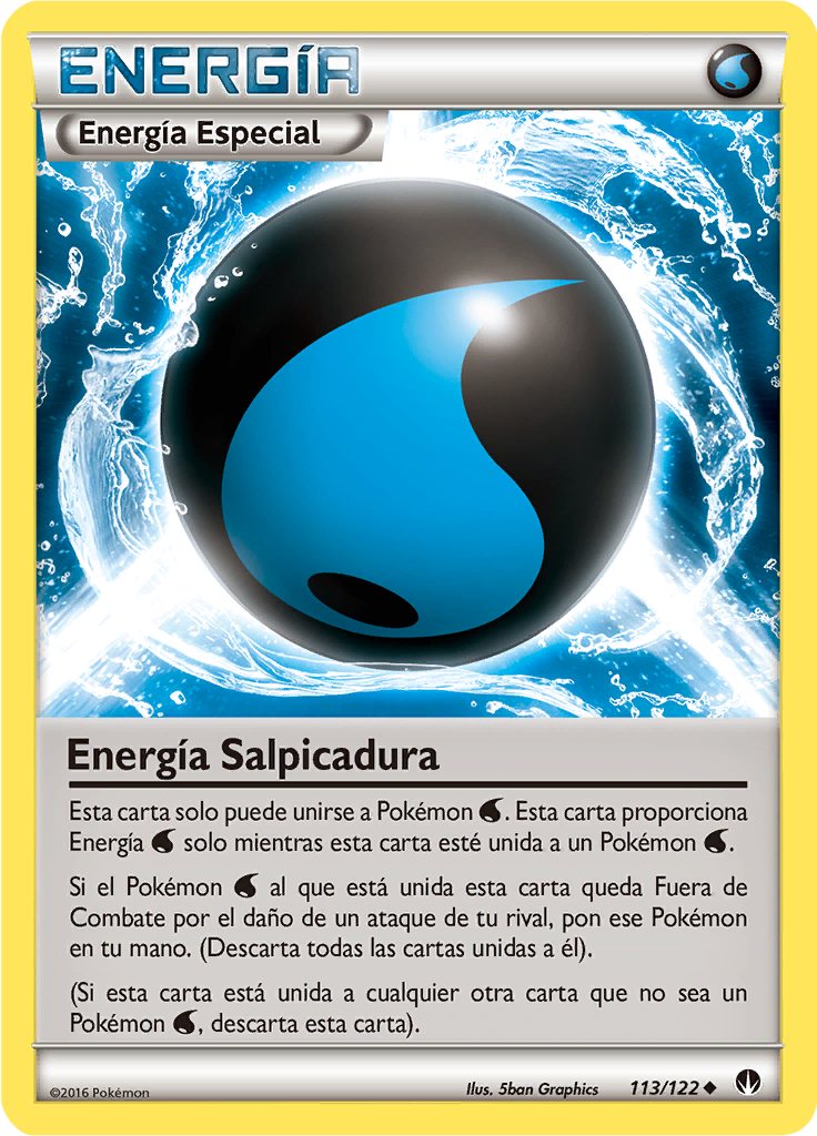 Energía Salpicadura