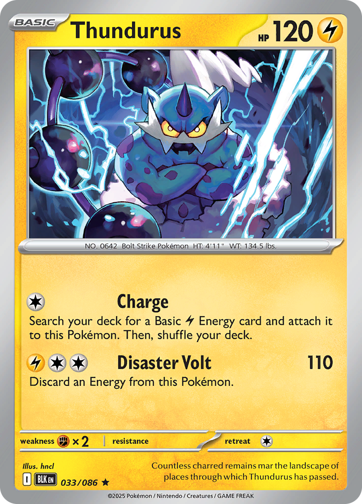 Thundurus (Reverse Holo)