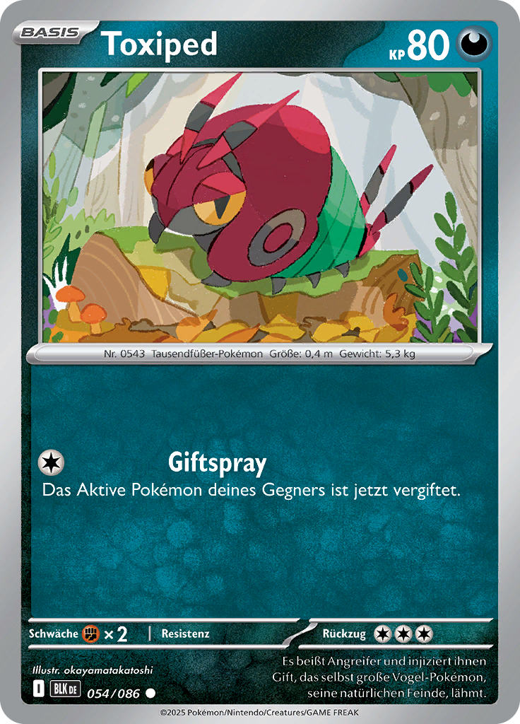 Toxiped (Reverse Holo)