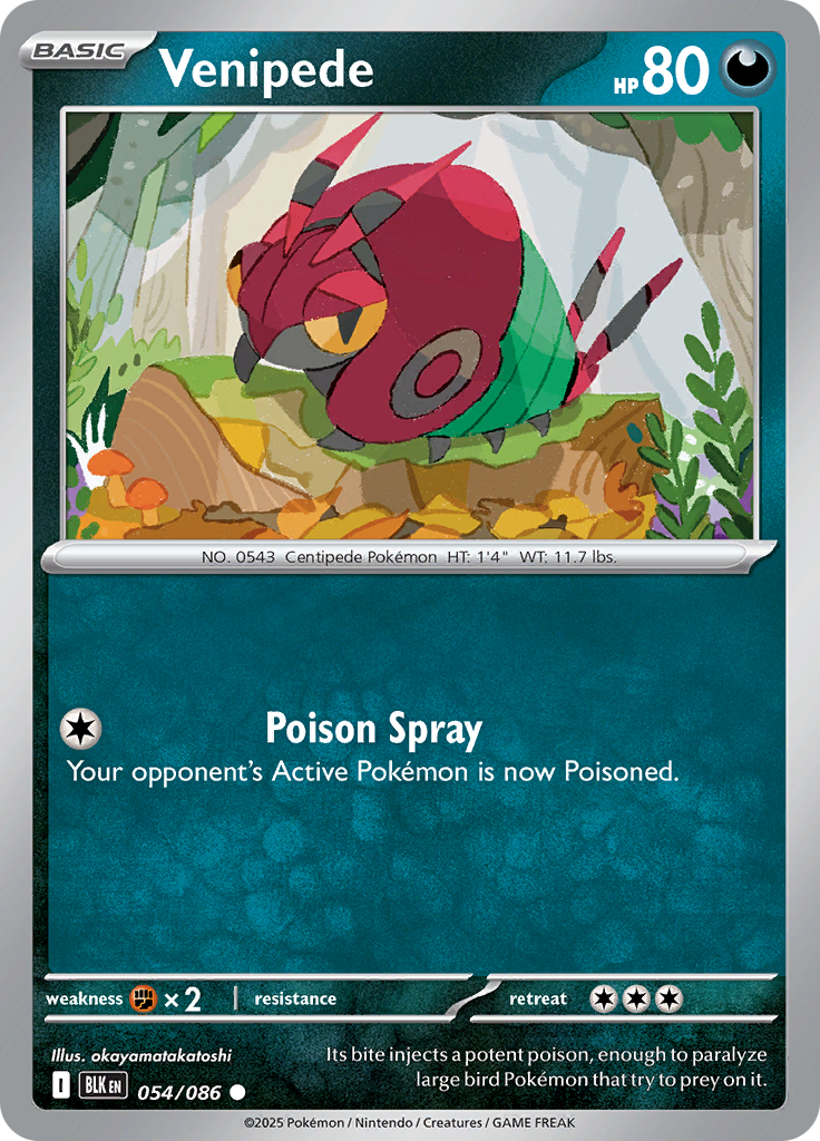 Venipede (Reverse Holo)