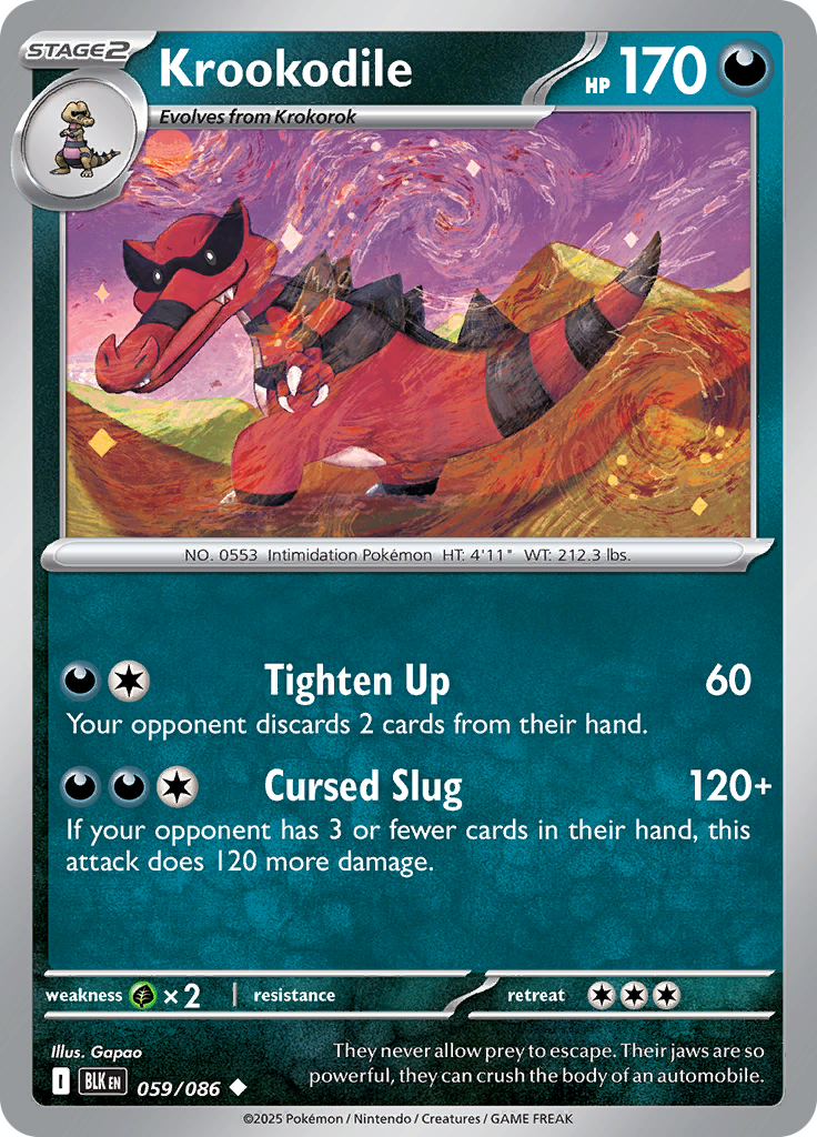 Krookodile (Reverse Holo)