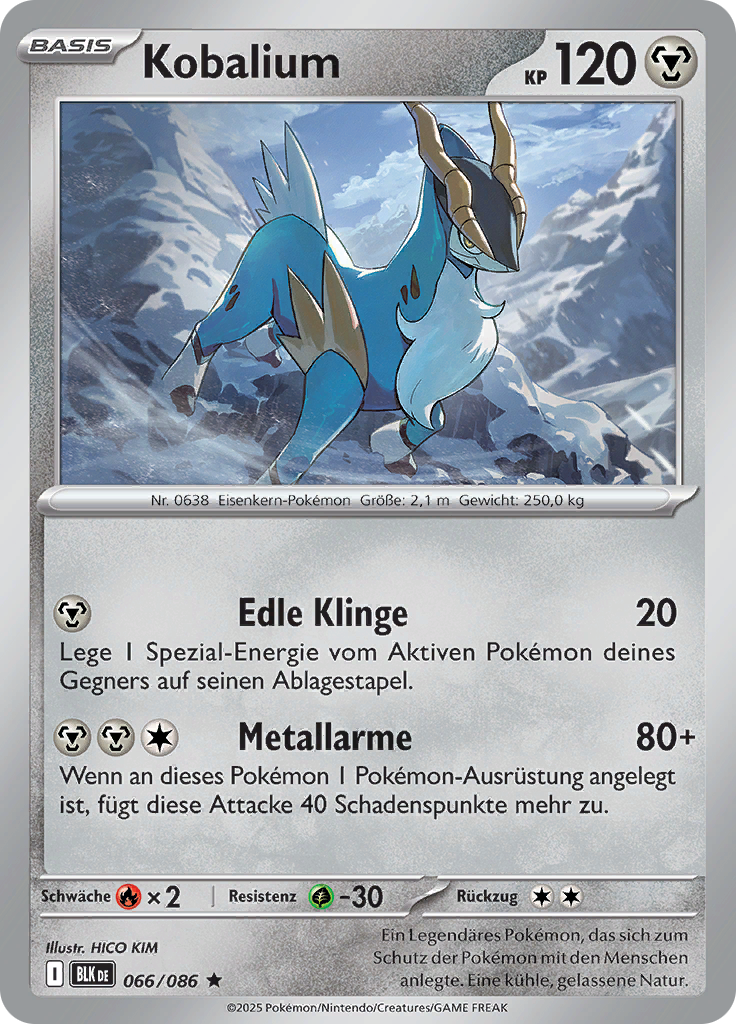Kobalium (Reverse Holo)