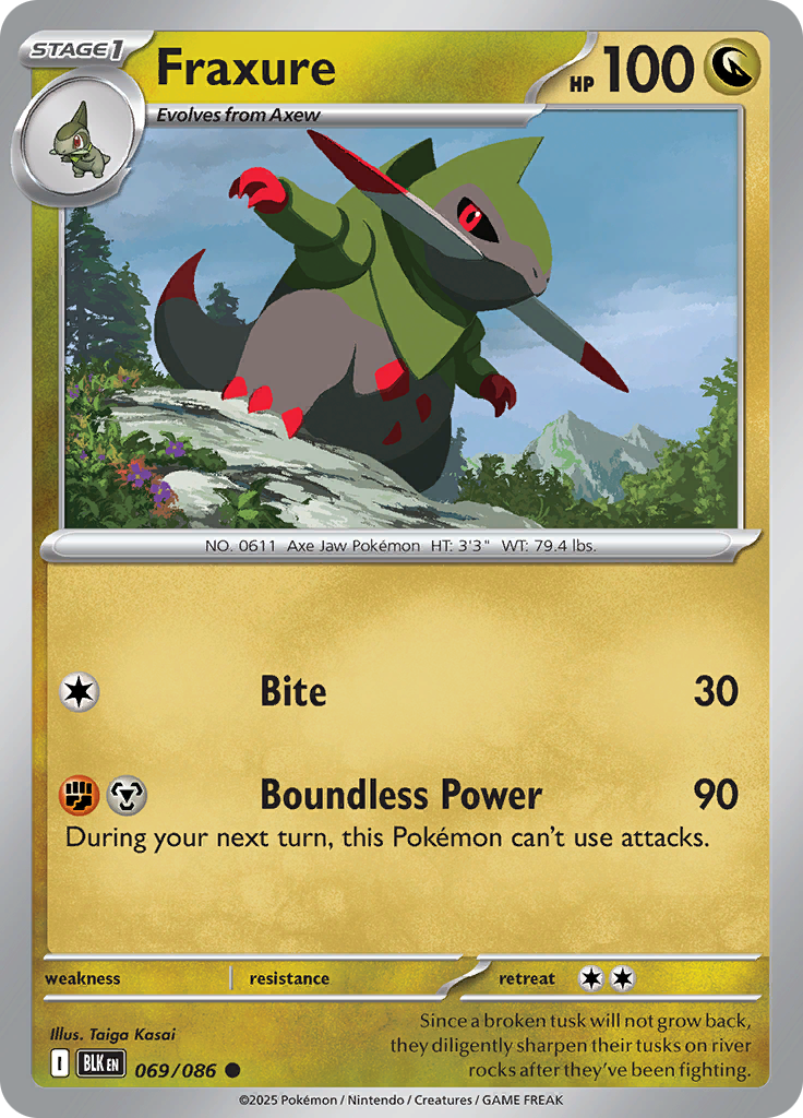 Fraxure (Master Ball)