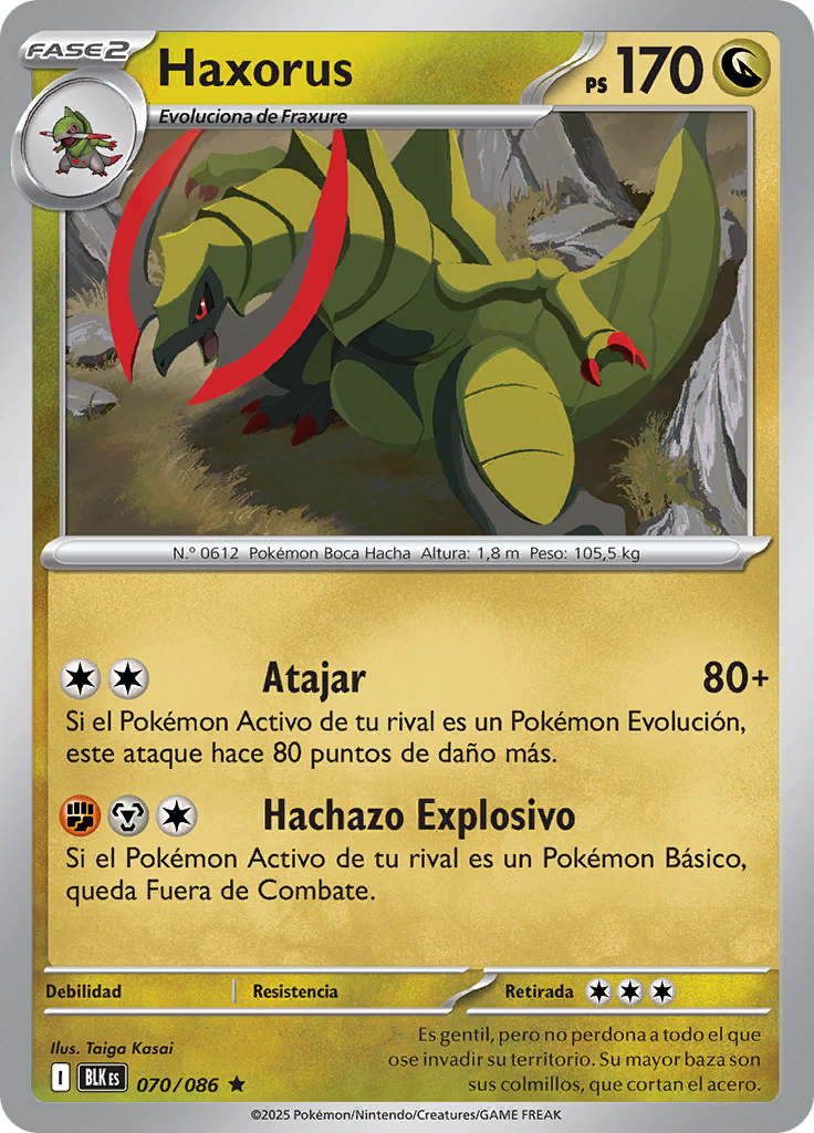 Haxorus (Reverse Holo)