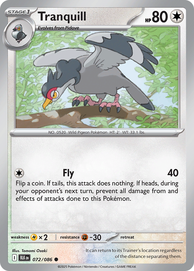 Tranquill (Poké Ball)
