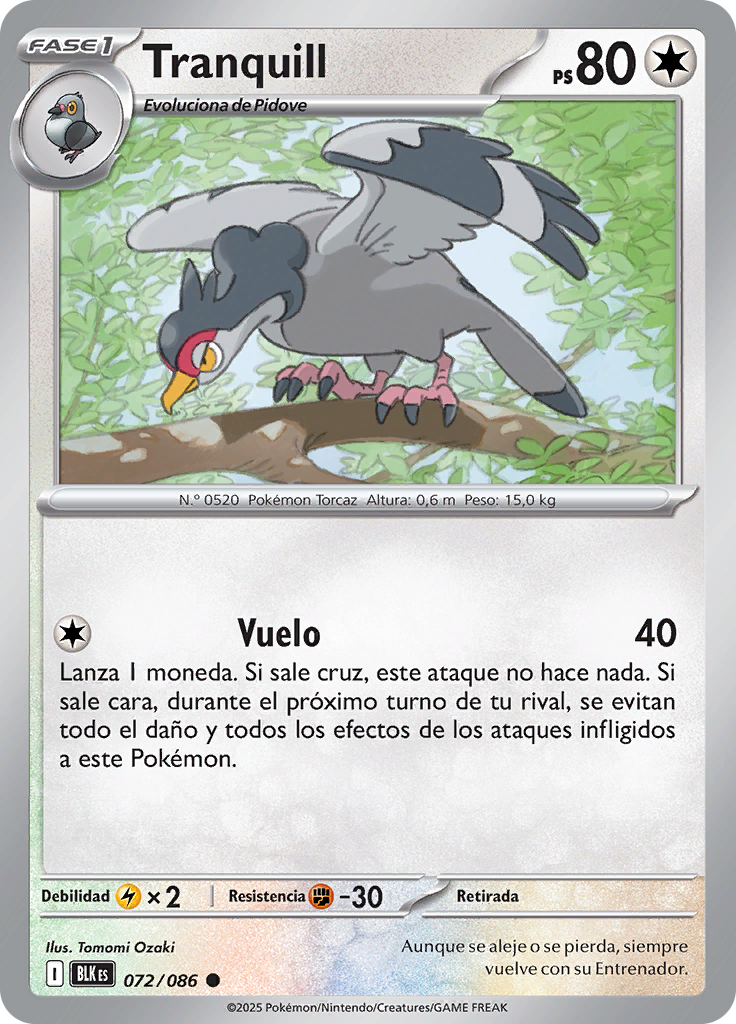 Tranquill (Poké Ball)