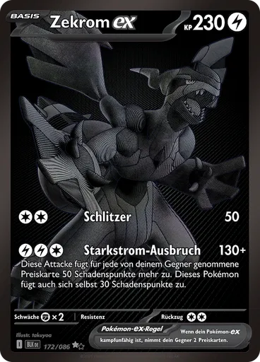 Zekrom-ex — Schwarze Blitze