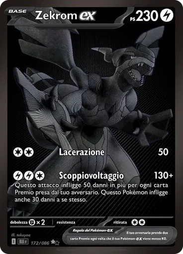 Zekrom-ex — Luce Nera