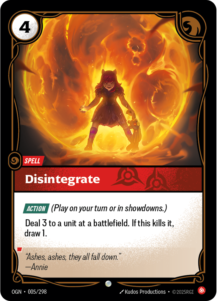 Disintegrate
