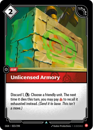 Unlicensed Armory